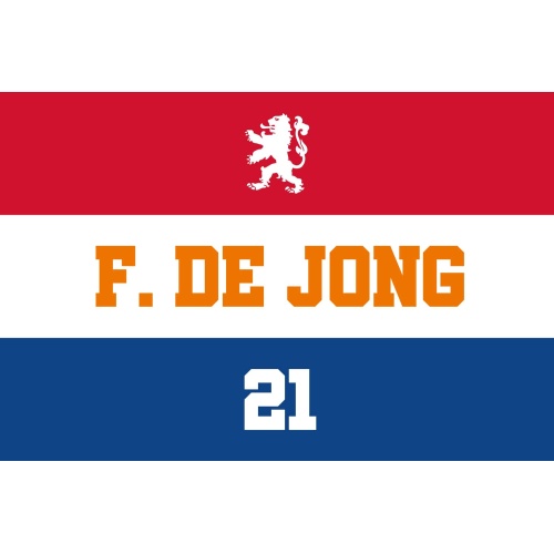 nedelandse-speler-vlag-eigen-naam