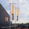 Hijsbare baniermast Easylift 6 meter