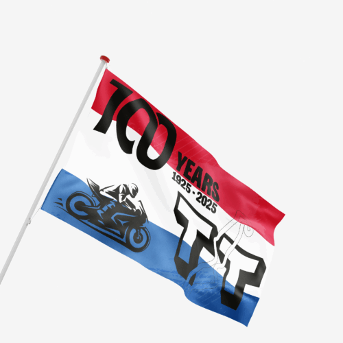 Limited Edition 100 jaar Dutch TT vlag - 100 x 150 cm